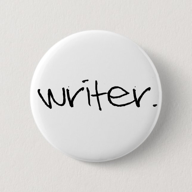 Writer Pinback Button (Front)