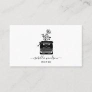 Writer Poet  Business Card at Zazzle