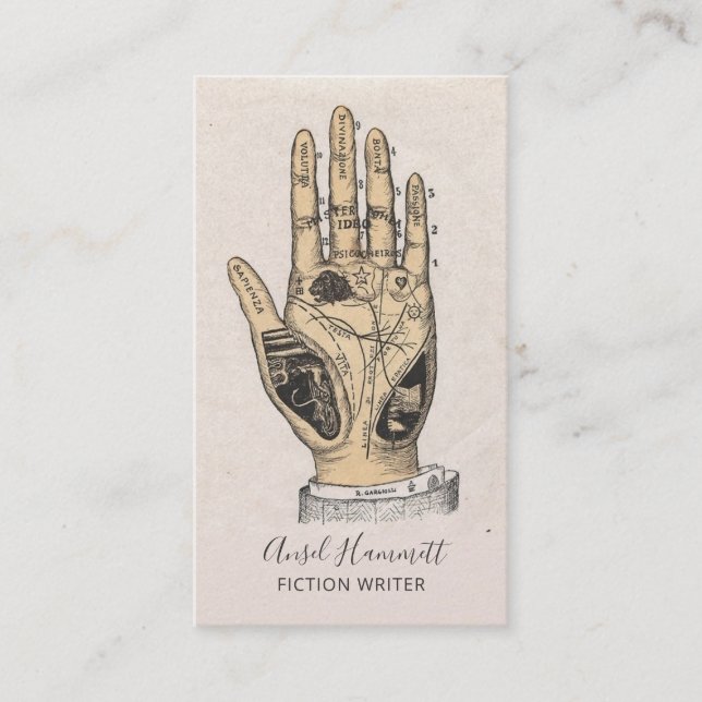 Writer Poet Business Card (Front)