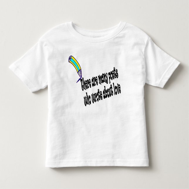 Writer poets toddler t-shirt (Front)