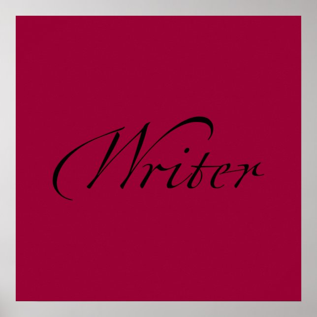 Writer Poster (Front)