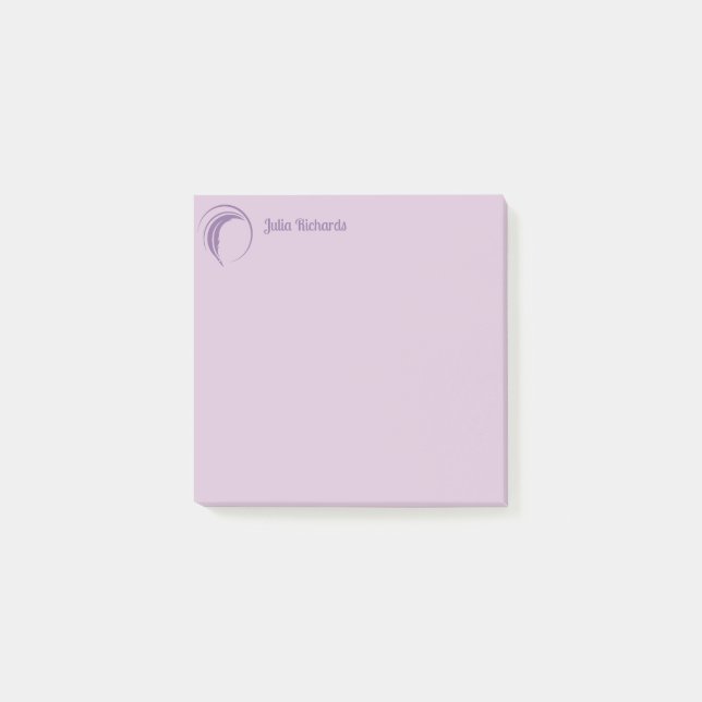 Writer Purple Macaroon Post-it Notes (Front)