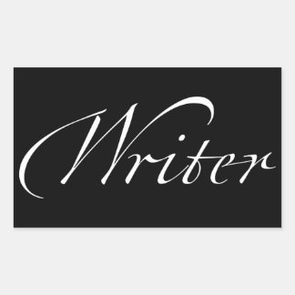 Writer Rectangular Sticker