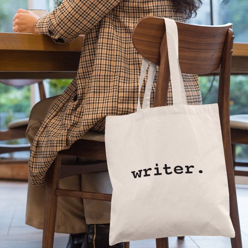 Writer Reusable Tote Bag