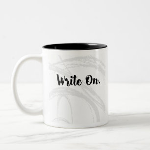 Writer Two-Tone Coffee Mug