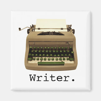 Writer Typewriter Magnet