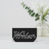 Writer Uncircled Business Card (Standing Front)