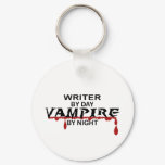 Writer Vampire by Night Keychain
