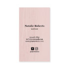 Writer Vintage Typewriter Elegant Blush Pink