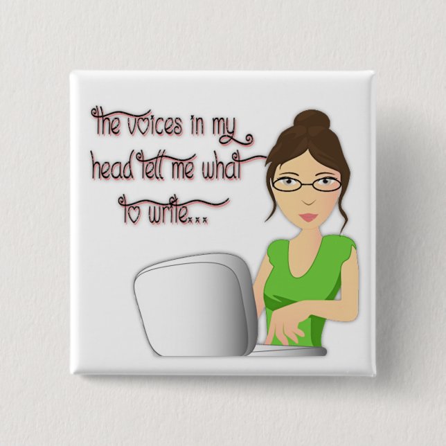 Writer Voices Button (Front)
