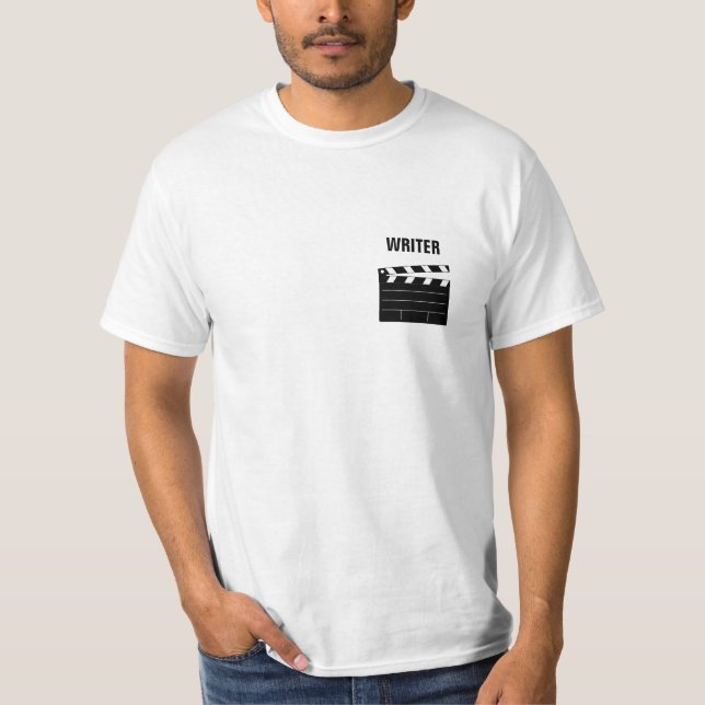 Writer w/ Film Marker Value T-Shirt (Front)