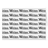 Writer. Writer. Writer. (Front Horizontal)