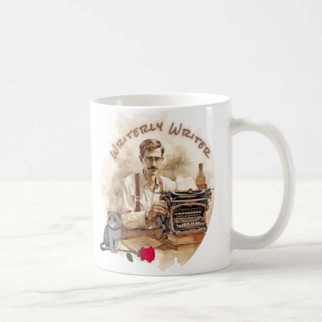 Writerly Writer Mug – Every Wordsmith Needs Fuel (Right)