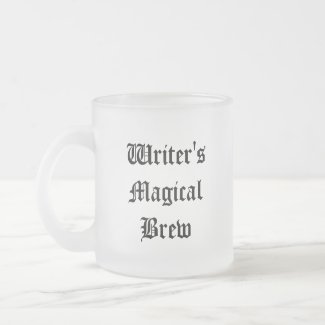 Writers Ancient Text Frosted Tea or Coffee Mug