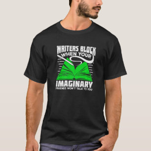 Writers Block Design for a Book Author Premium T-Shirt