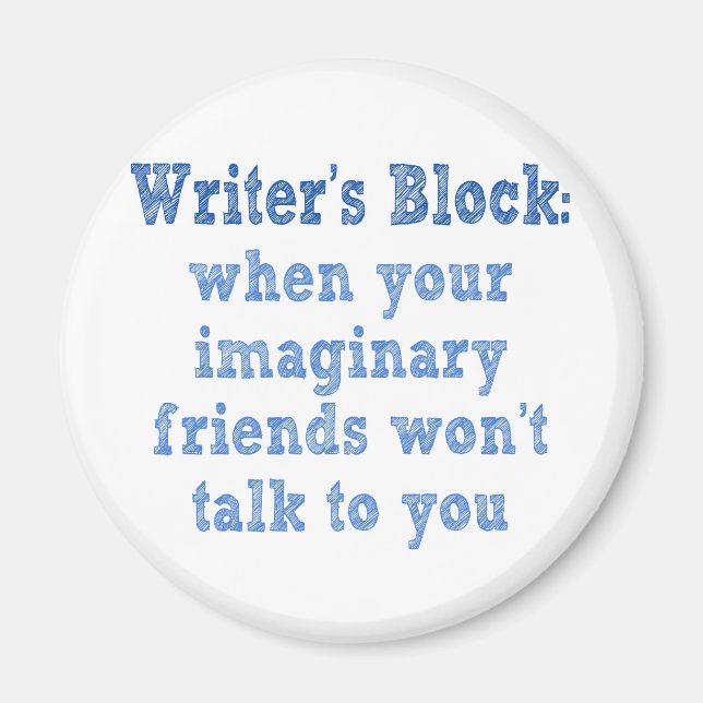Writers Block: Magnet (Front)