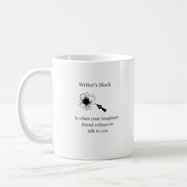 Writer's Block Mug (Left)