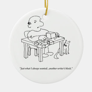 Writer's Block Ornament
