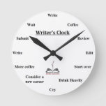 Writer&#39;s Clock at Zazzle