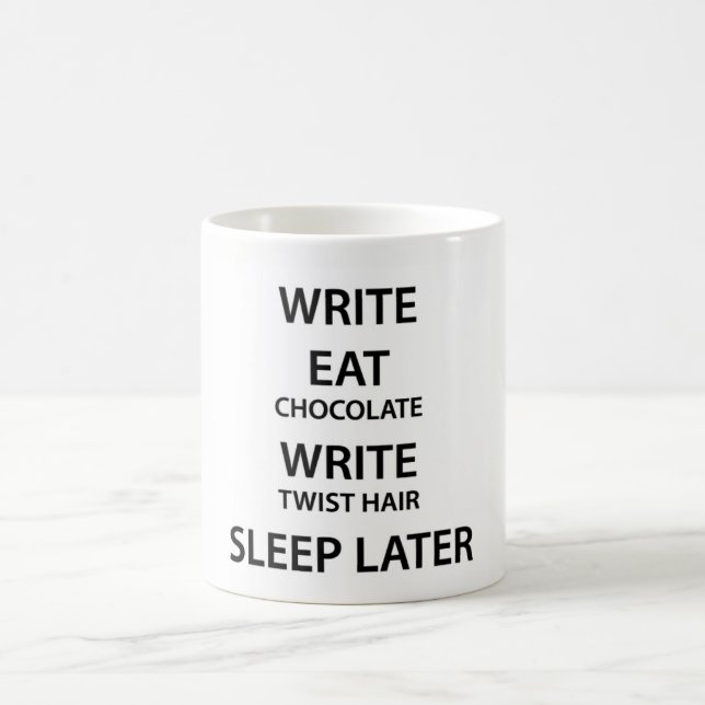 Writer's Deadline coffee mug (Center)