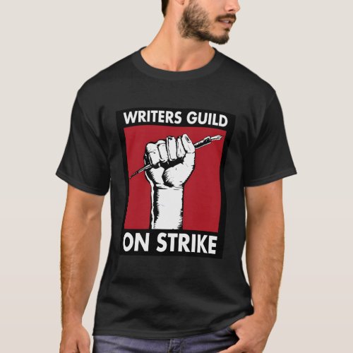 Writers Guild Of America On Strike T_Shirt