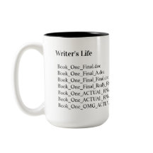 Writer's Life Funny Final Draft File Names Coffee