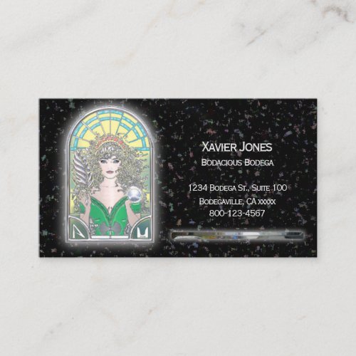 Writers Muse personalized business card