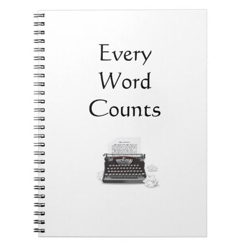 Writers Notebook Every Word Counts