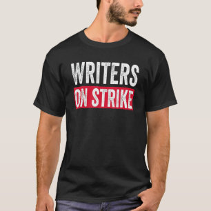 Writers On Strike Of America Anti AI Chatbots WGA  T-Shirt