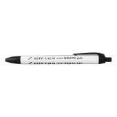 Writers Pen Keep Calm and Write On Your Color (Top)