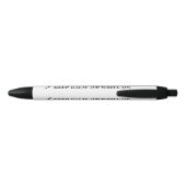 Writers Pen Keep Calm and Write On Your Color (Back)