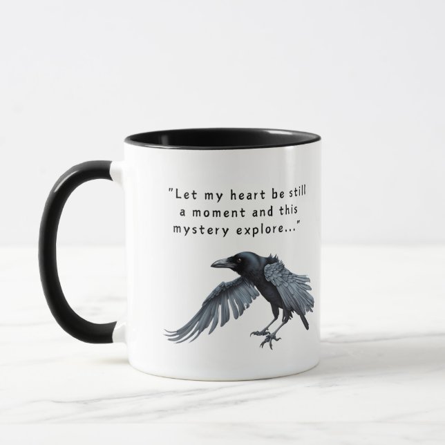Writer's Poe Coffee Mug (Left)