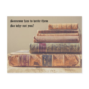 Writers Postcard