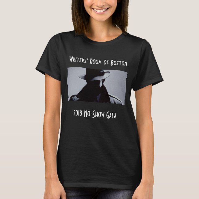 Writers' Room 2018 No-Show Gala Dark T-Shirt (Front)