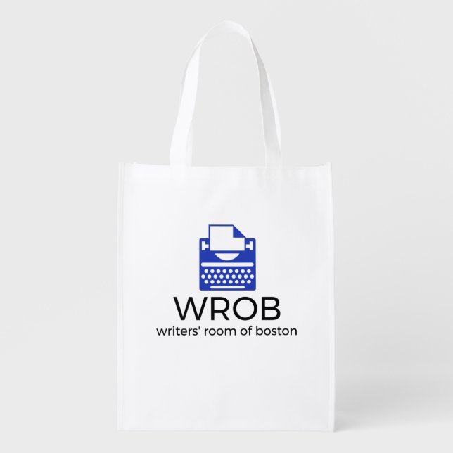 Writers' Room of Boston reusable shopping bag (Front)