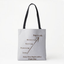 Writer's Shoulder Tote Bag | Gift for Writers