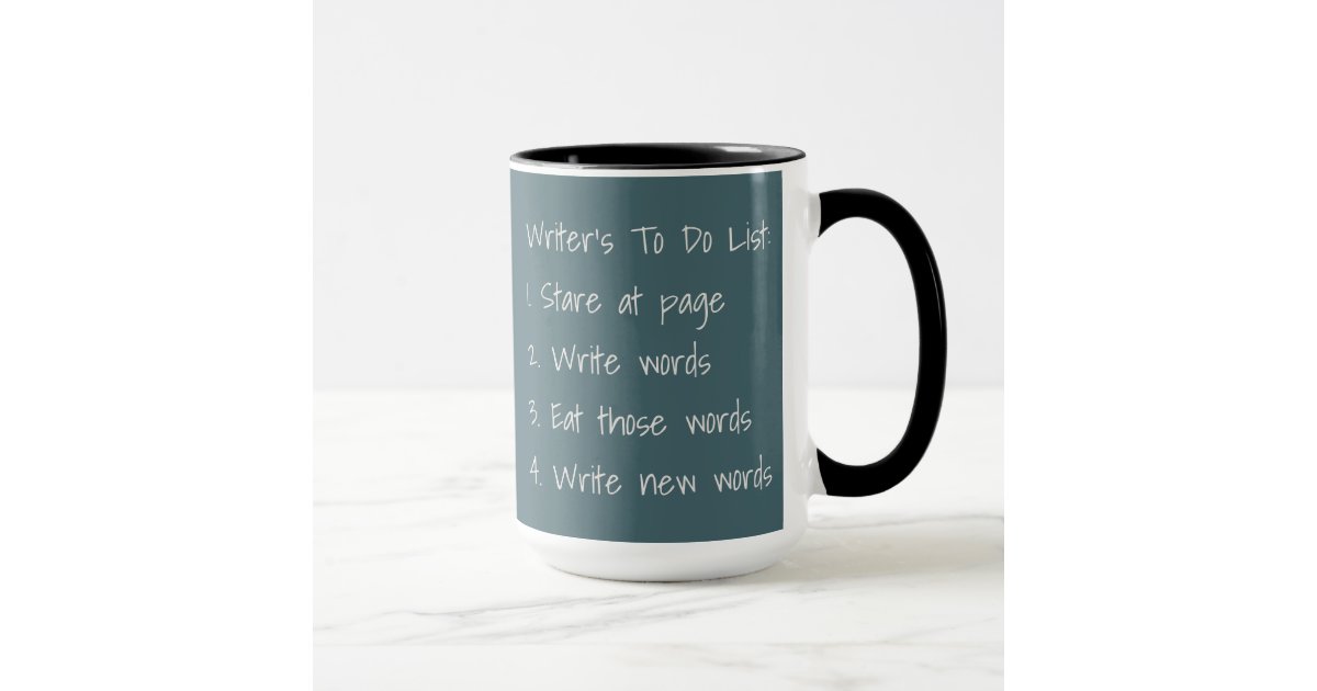 To Do List Glass Mug