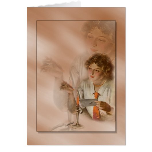 Writing a Letter, with Love Cards (Front)
