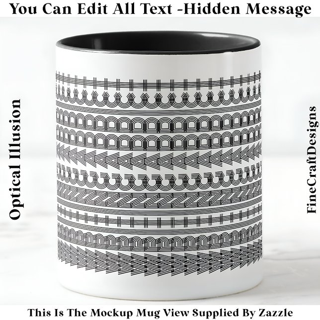 Writing Addict Hidden Message Funny Novelty 111B Mug (Creator Uploaded)