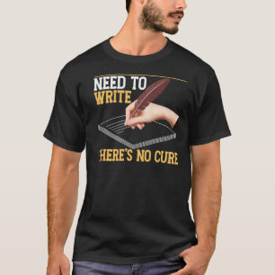 Writing Backprint For Authors And Writers 24 T-Shirt