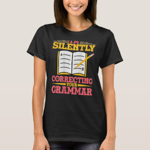 Writing Backprint For Authors And Writers 5 T-Shirt