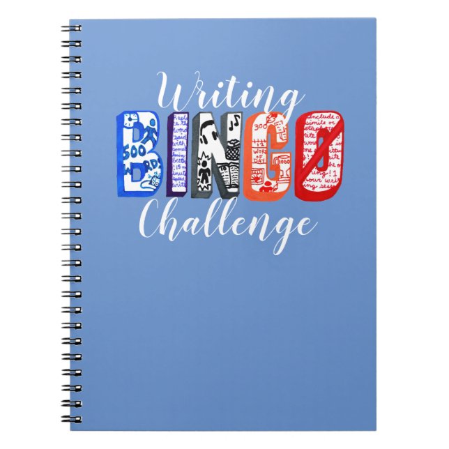 writing bingø challenge notebook (Front)