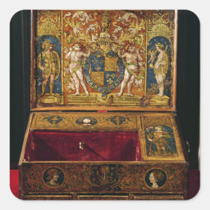 Writing box or table desk square sticker