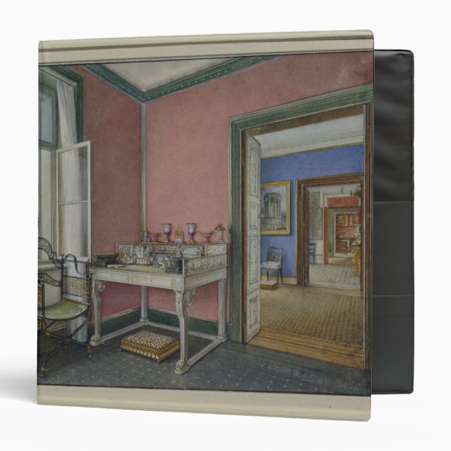 Writing cabinet of the crown princess binder (Front/Inside)
