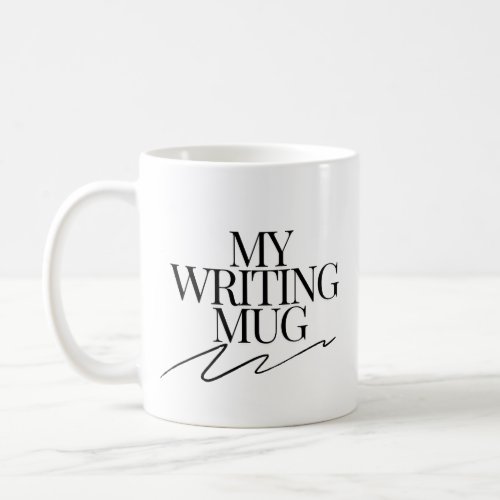 Writing Coffee Mug