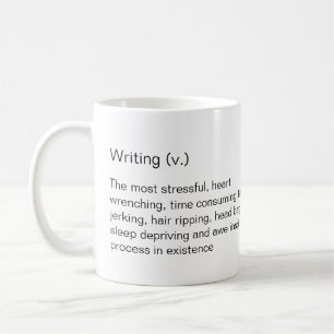 Writing Coffee Mug