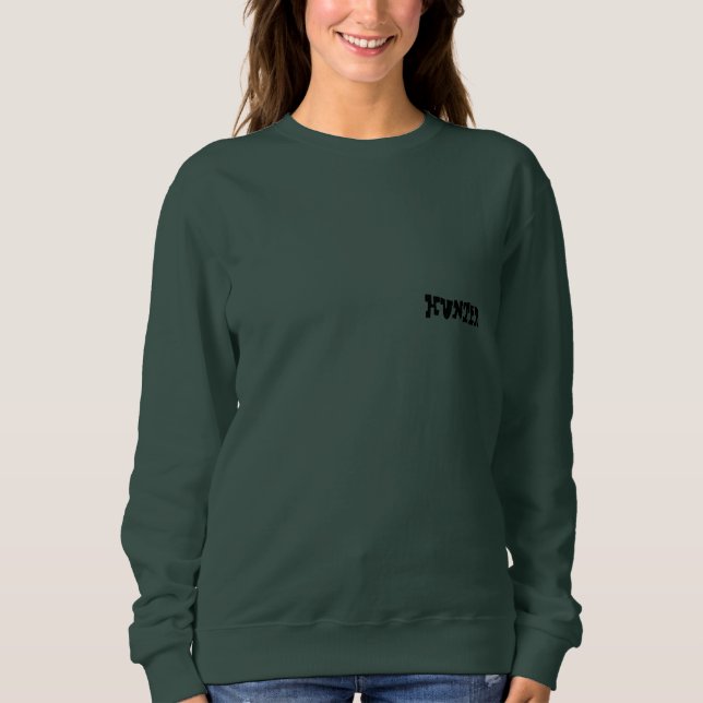 WRITING DESIGN HUNTER SWEATSHIRT (Front)