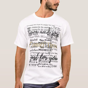 Writing love you tshirt 