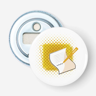 Writing Lover  Bottle Opener