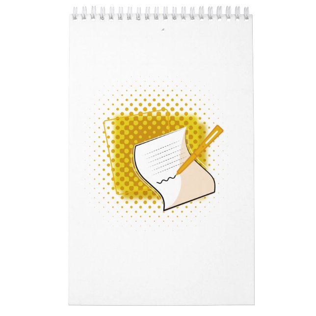 Writing Lover  Calendar (Cover)